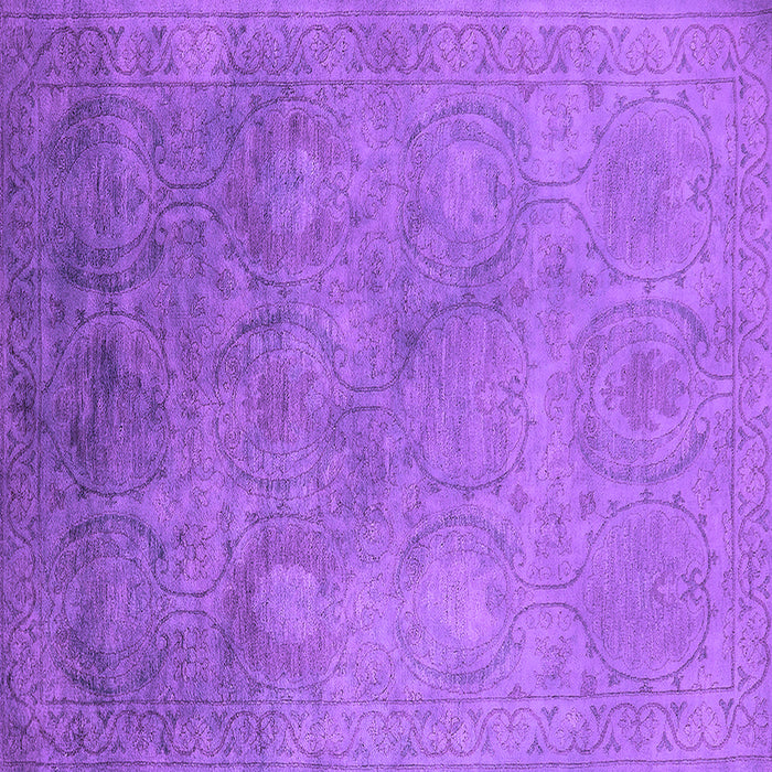 Square Oriental Purple Industrial Rug, urb2647pur