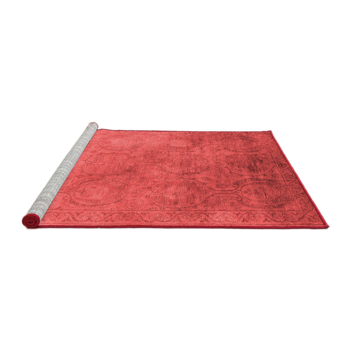Industrial Red Washable Rugs