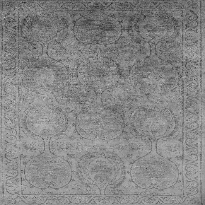 Square Oriental Gray Industrial Rug, urb2647gry
