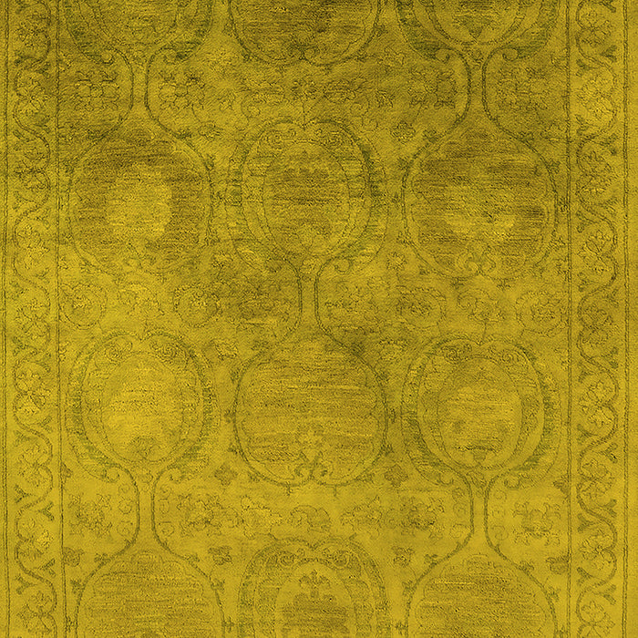 Oriental Yellow Industrial Rug, urb2647yw