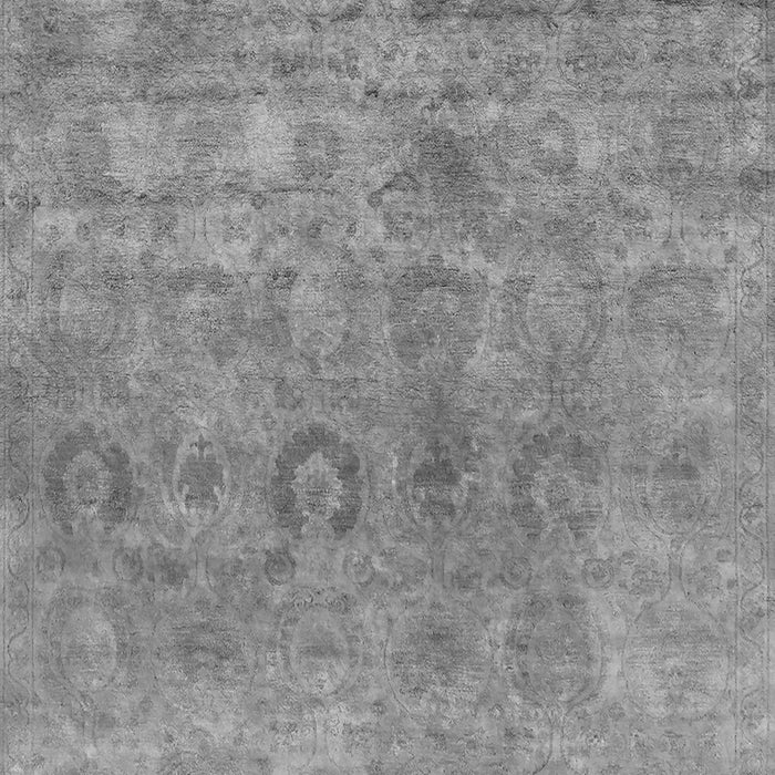 Machine Washable Oriental Gray Industrial Rug, wshurb2648gry