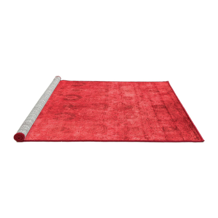 Industrial Red Washable Rugs