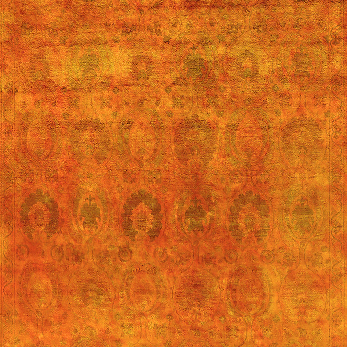 Oriental Yellow Industrial Rug, urb2648yw