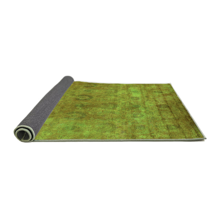 Sideview of Oriental Green Industrial Rug, urb2648grn