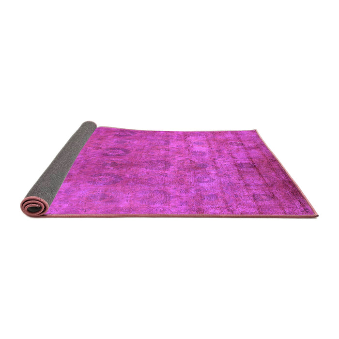 Sideview of Oriental Purple Industrial Rug, urb2648pur