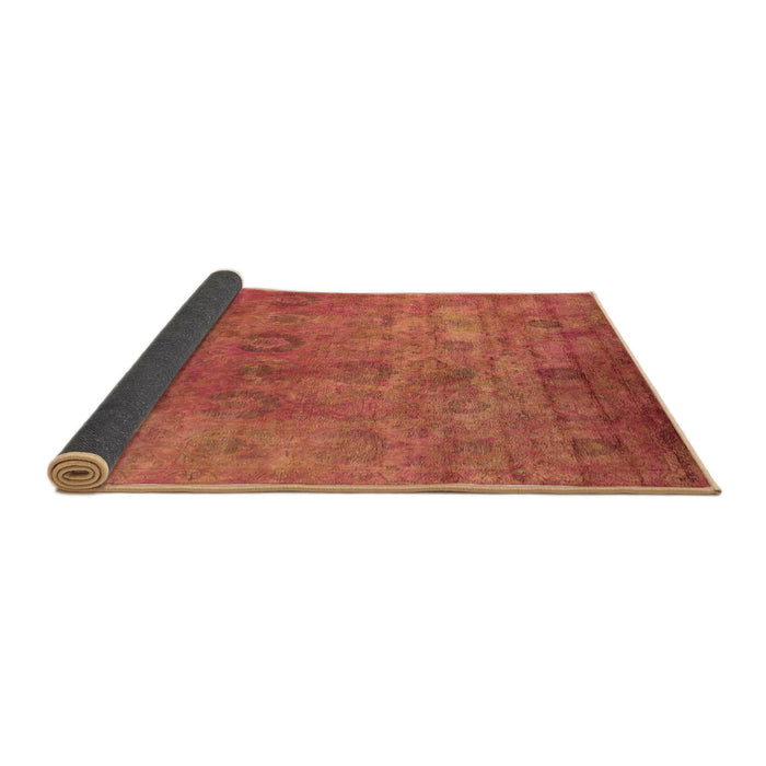 Sideview of Oriental Brown Industrial Rug, urb2648brn