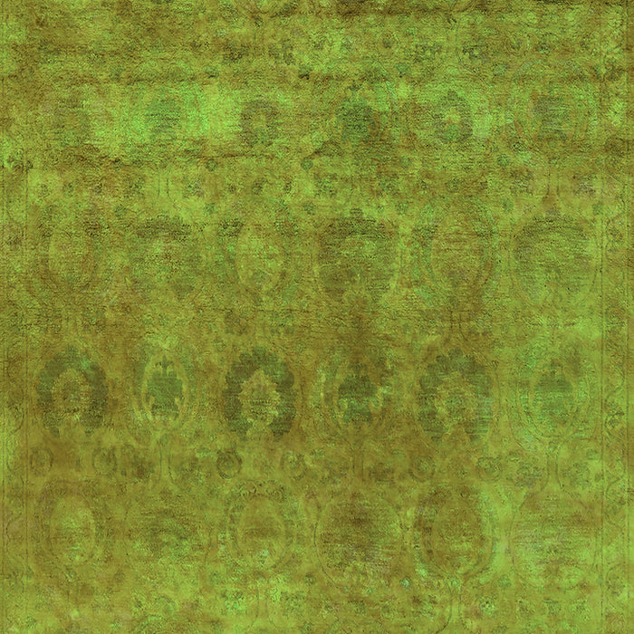 Machine Washable Oriental Green Industrial Area Rugs, wshurb2648grn
