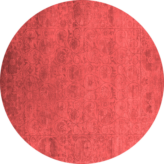Machine Washable Oriental Red Industrial Rug, wshurb2649red