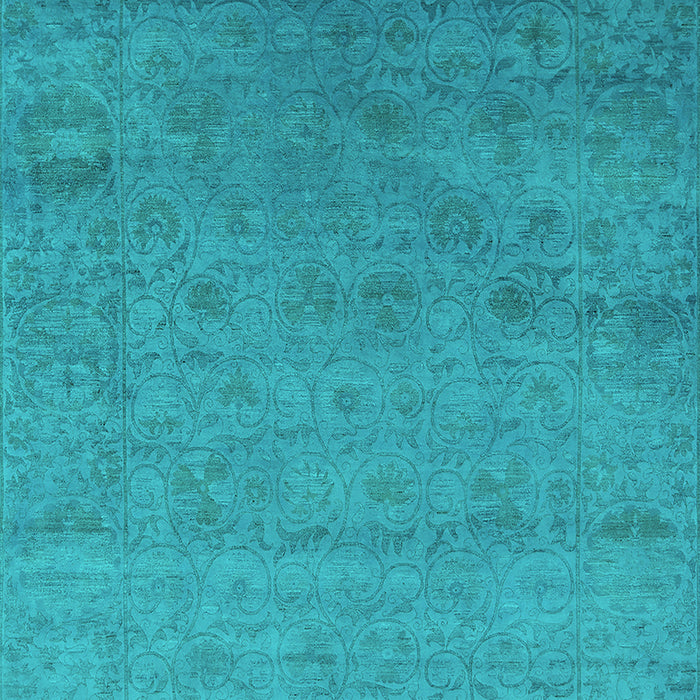 Oriental Turquoise Industrial Rug, urb2649turq
