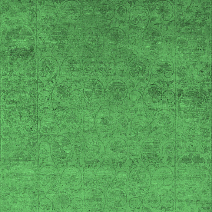 Oriental Emerald Green Industrial Rug, urb2649emgrn