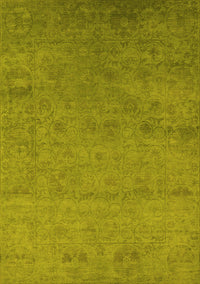 Oriental Yellow Industrial Rug, urb2649yw