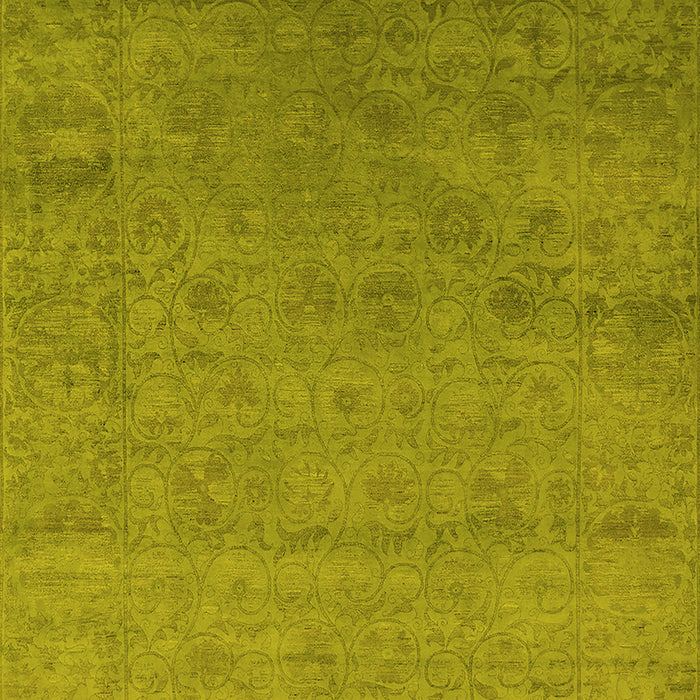 Oriental Yellow Industrial Rug, urb2649yw