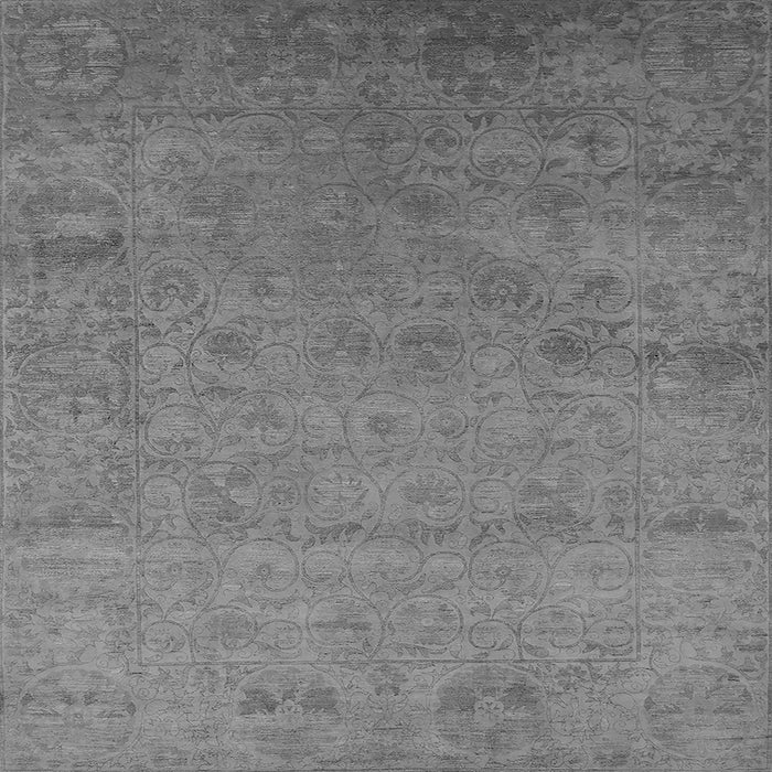 Square Oriental Gray Industrial Rug, urb2649gry