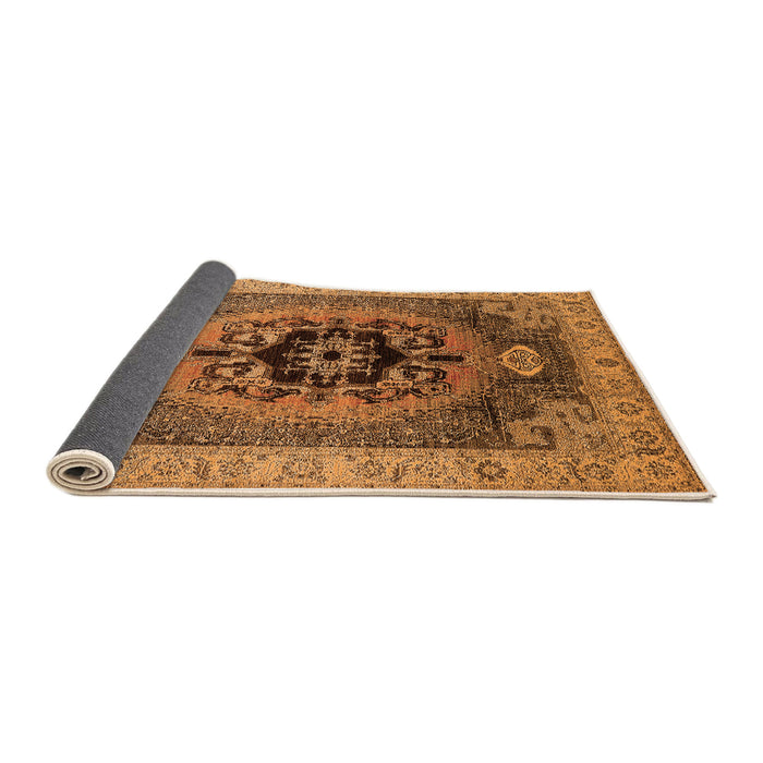 Sideview of Oriental Orange Industrial Rug, urb2650org