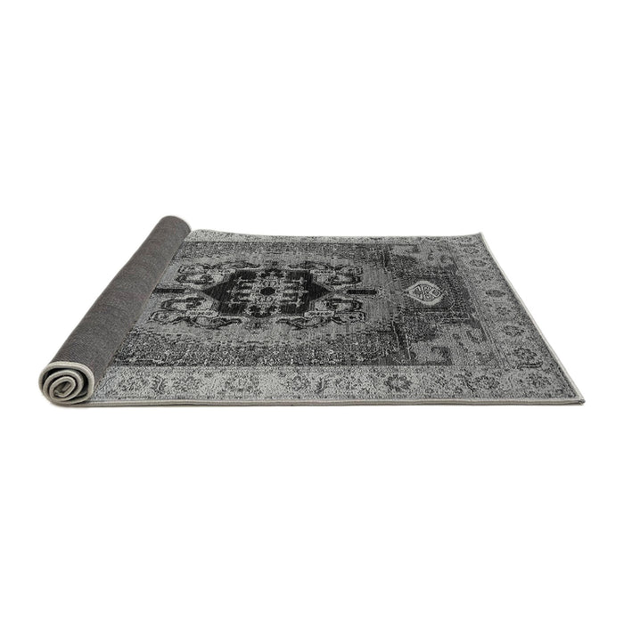 Sideview of Oriental Gray Industrial Rug, urb2650gry