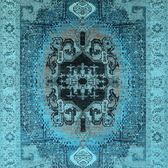 Oriental Light Blue Industrial Rug, urb2650lblu