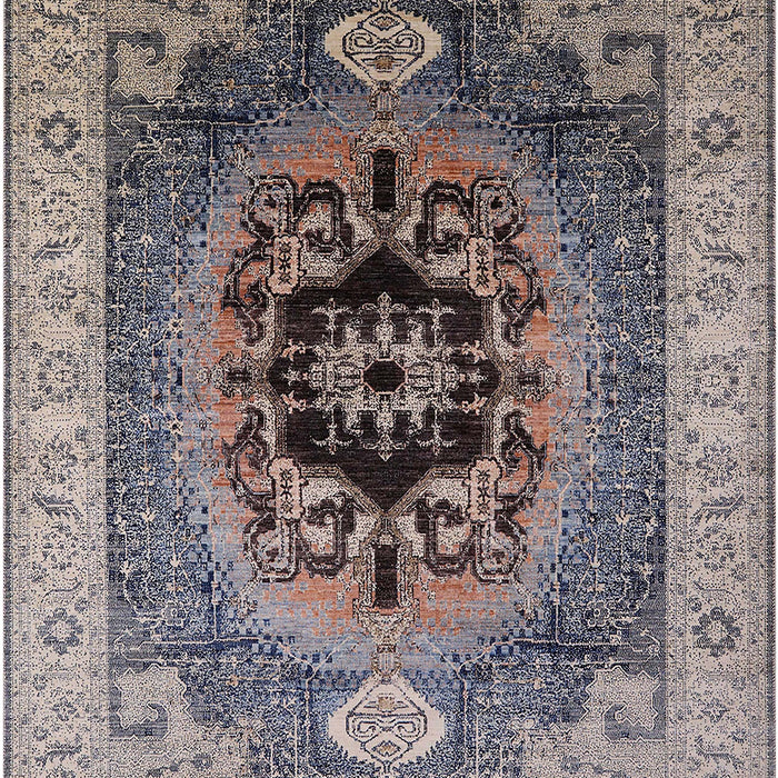 Machine Washable Industrial Modern Silver Pink Rug, wshurb2650