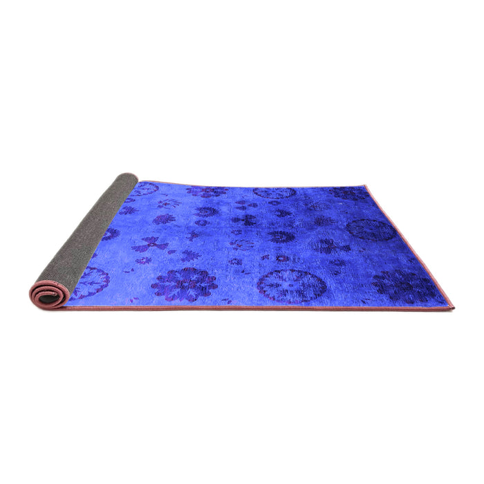 Sideview of Oriental Purple Industrial Rug, urb2651pur