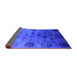 Sideview of Oriental Purple Industrial Rug, urb2651pur