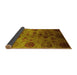 Sideview of Oriental Yellow Industrial Rug, urb2651yw