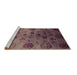 Sideview of Machine Washable Oriental Brown Industrial Rug, wshurb2651brn