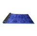 Sideview of Oriental Blue Industrial Rug, urb2651blu