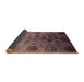 Sideview of Oriental Brown Industrial Rug, urb2651brn