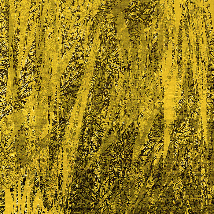 Oriental Yellow Industrial Rug, urb2652yw