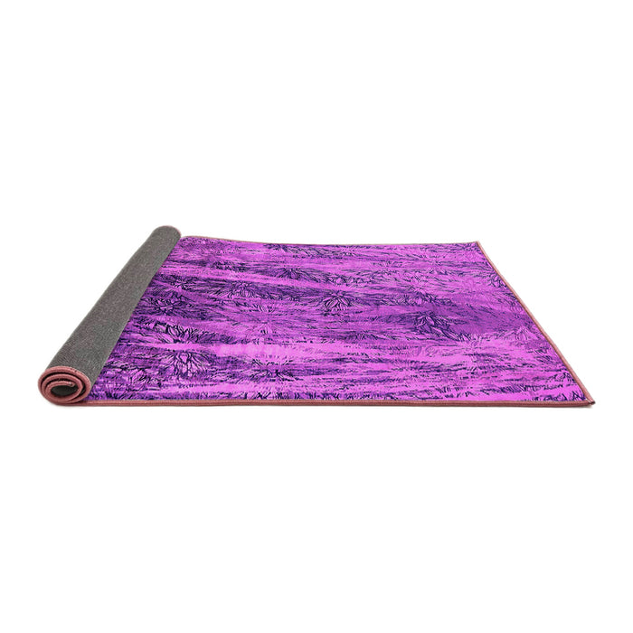 Sideview of Oriental Pink Industrial Rug, urb2652pnk