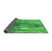 Sideview of Oriental Green Industrial Rug, urb2652grn