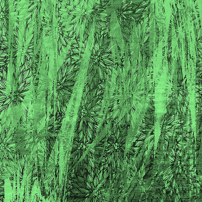 Oriental Emerald Green Industrial Rug, urb2652emgrn