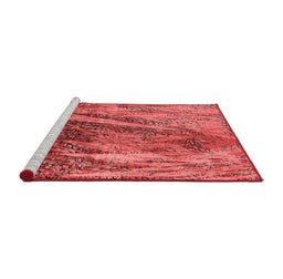 Industrial Red Washable Rugs
