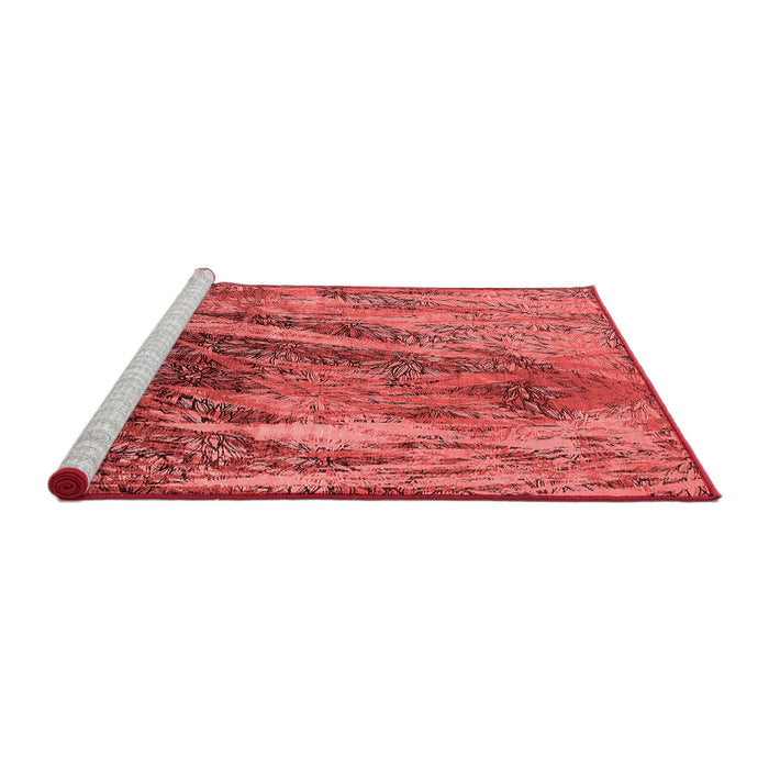 Industrial Red Washable Rugs