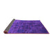 Sideview of Oriental Purple Industrial Rug, urb2653pur