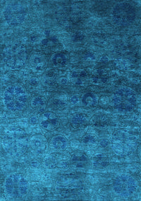 Oriental Light Blue Industrial Rug, urb2653lblu