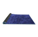 Sideview of Oriental Blue Industrial Rug, urb2653blu