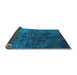 Sideview of Oriental Light Blue Industrial Rug, urb2653lblu