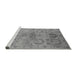 Sideview of Machine Washable Oriental Gray Industrial Rug, wshurb2654gry