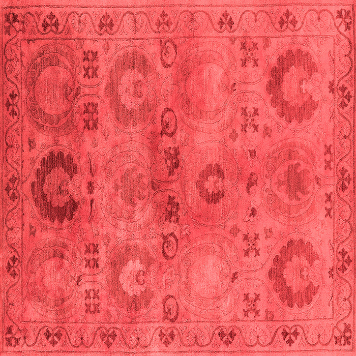 Machine Washable Oriental Red Industrial Rug, wshurb2654red