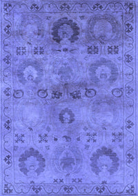 Oriental Blue Industrial Rug, urb2654blu