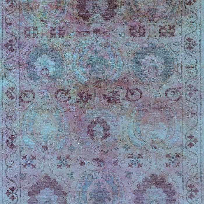 Oriental Light Blue Industrial Rug, urb2654lblu