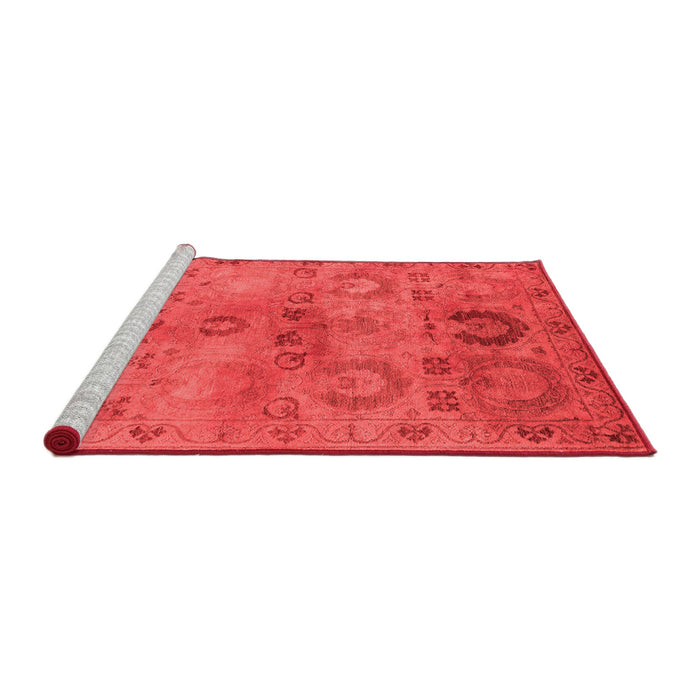 Industrial Red Washable Rugs