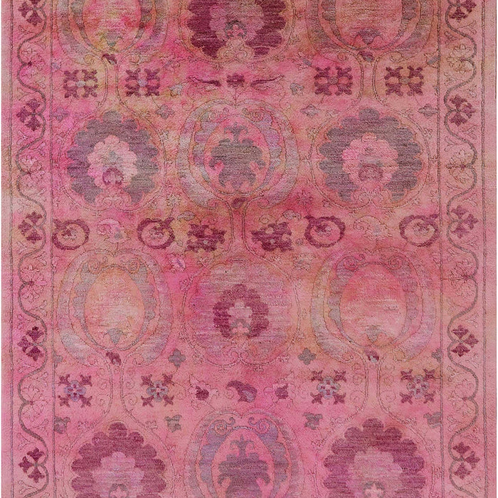 Machine Washable Industrial Modern Red Rug, wshurb2654