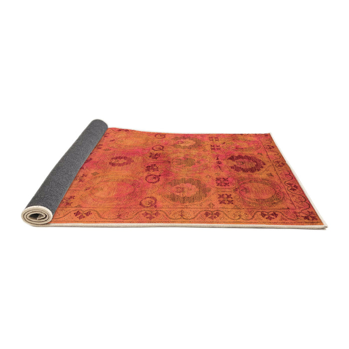 Sideview of Oriental Orange Industrial Rug, urb2654org