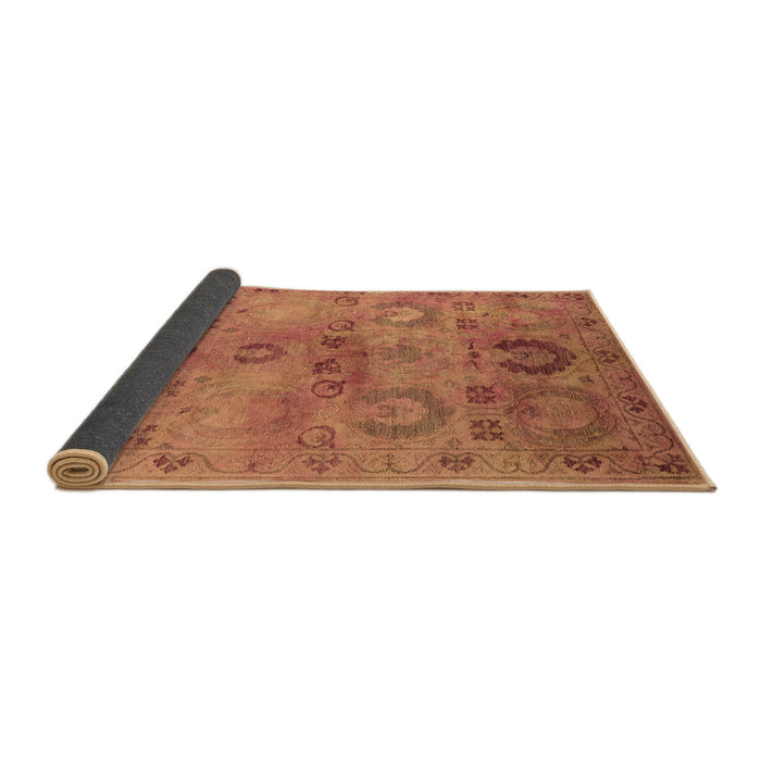 Sideview of Oriental Brown Industrial Rug, urb2654brn