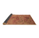 Sideview of Oriental Brown Industrial Rug, urb2654brn