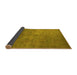 Sideview of Oriental Yellow Industrial Rug, urb2655yw