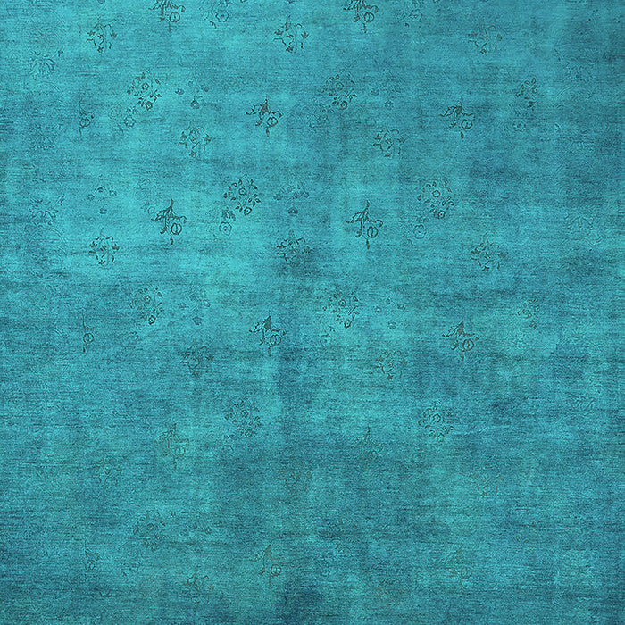 Oriental Turquoise Industrial Rug, urb2655turq