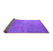 Sideview of Oriental Purple Industrial Rug, urb2655pur