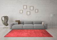 Machine Washable Oriental Red Industrial Rug, wshurb2655red